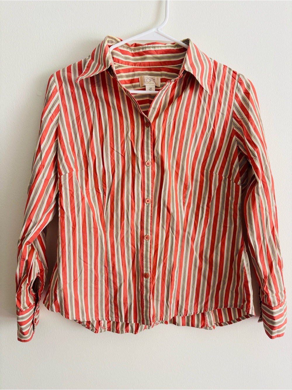 Ann Taylor loft petite button up